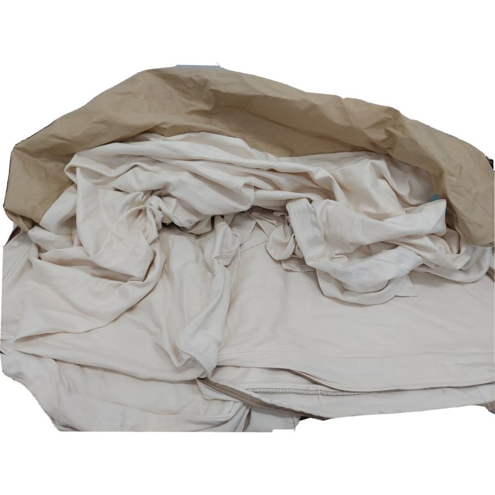 Pottery Barn- Comfort Roll Arm Loveseat Slipcover Box Washed Linen, Ivory, OPEN
